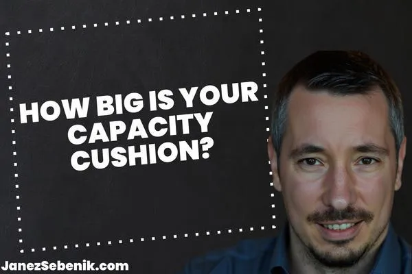 What percentage is considered for capacity cushion?