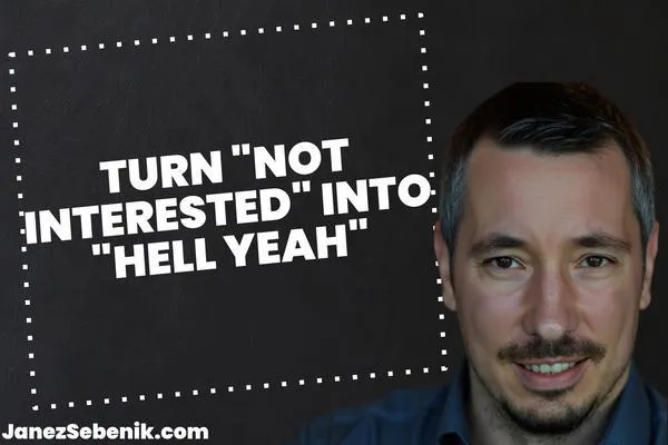 How do you convince a customer who is not interested?