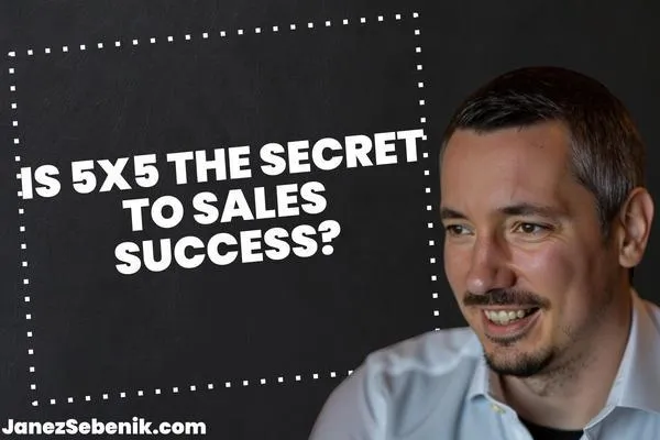 What is the 5x5 prospecting method?
