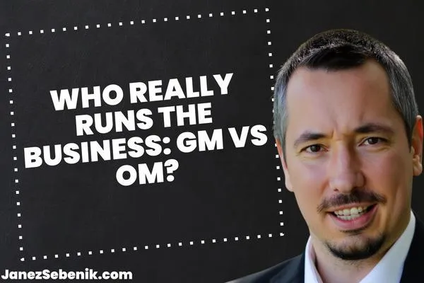What is the difference between a general manager and an operations manager?
