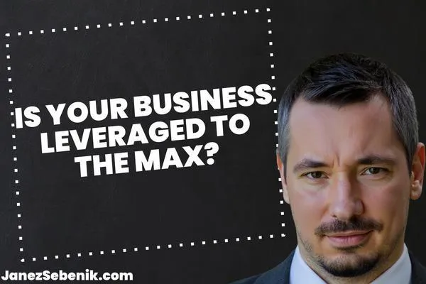 What is meant by operating leverage?