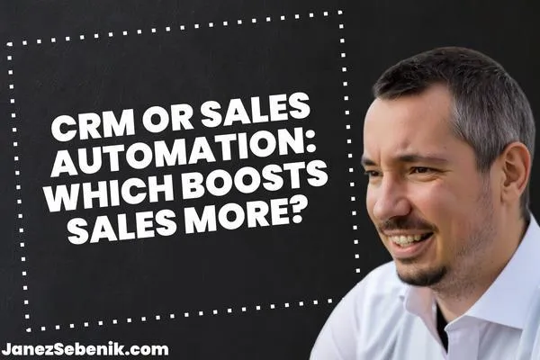 What is the difference between CRM and sales automation?