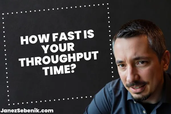 What is the throughput time on a process activity?
