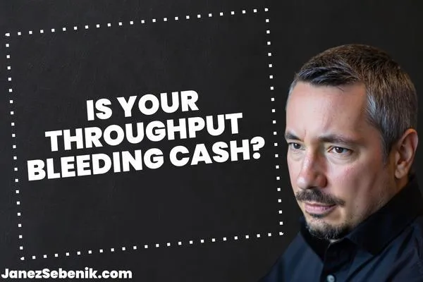 How is throughput calculated?