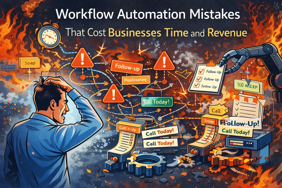 Workflow automation mistakes