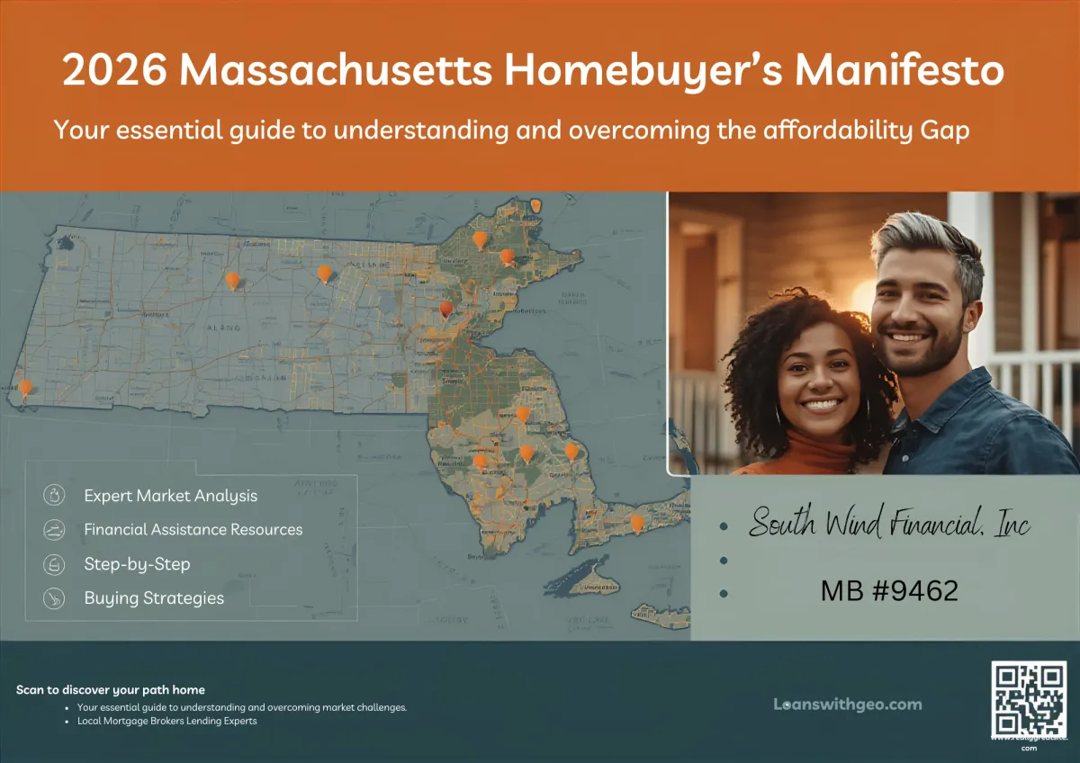 The provided cover image for the 2026 Massachusetts Homebuyer’s Manifesto serves as a guide for understanding and overcoming the current market's affordability gap.