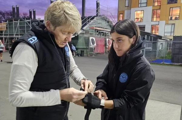 Dunedin Physio treating a sports injury