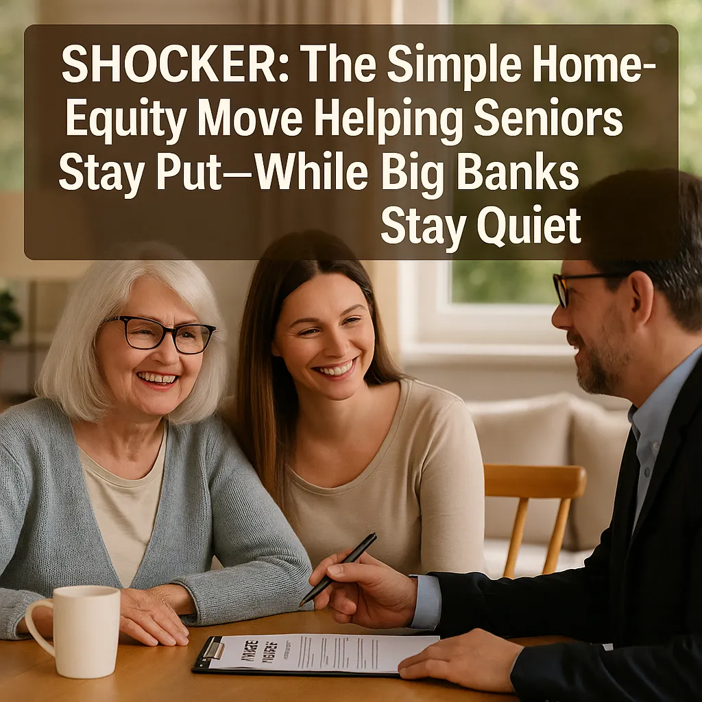 SHOCKER: The Simple Home-Equity Move Helping Seniors Stay Put—While Big Banks Stay Quiet