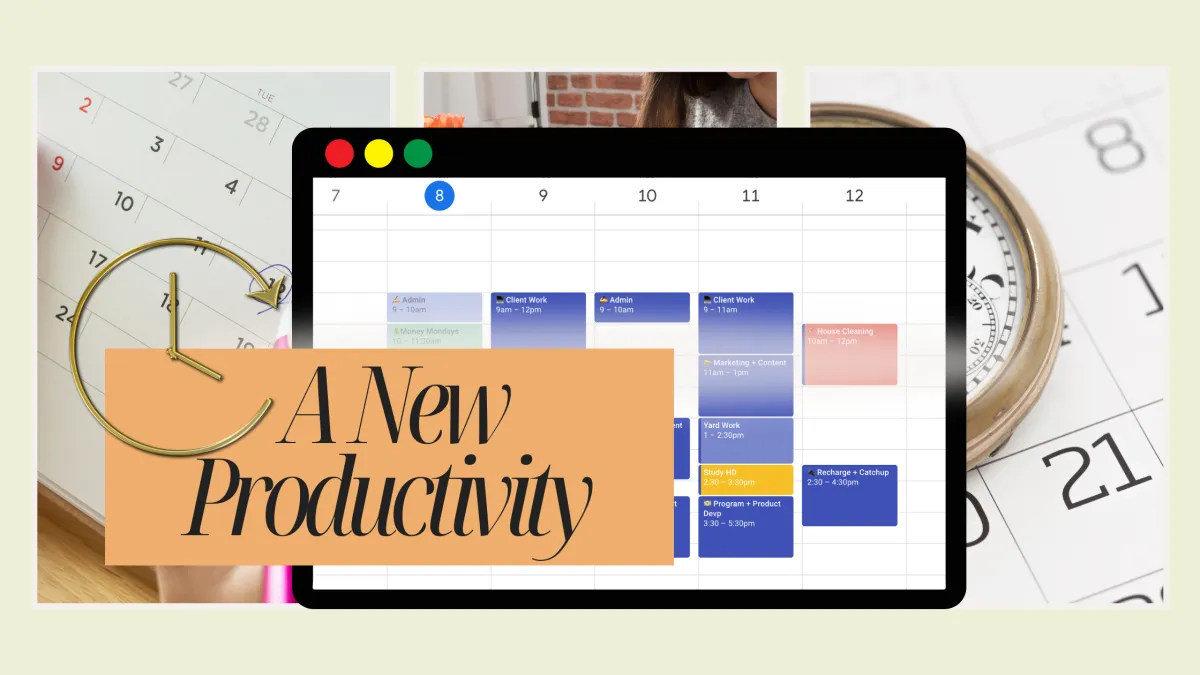 Your productive schedule