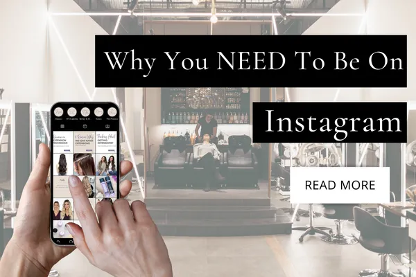 Hair Extensions Instagram scrolling