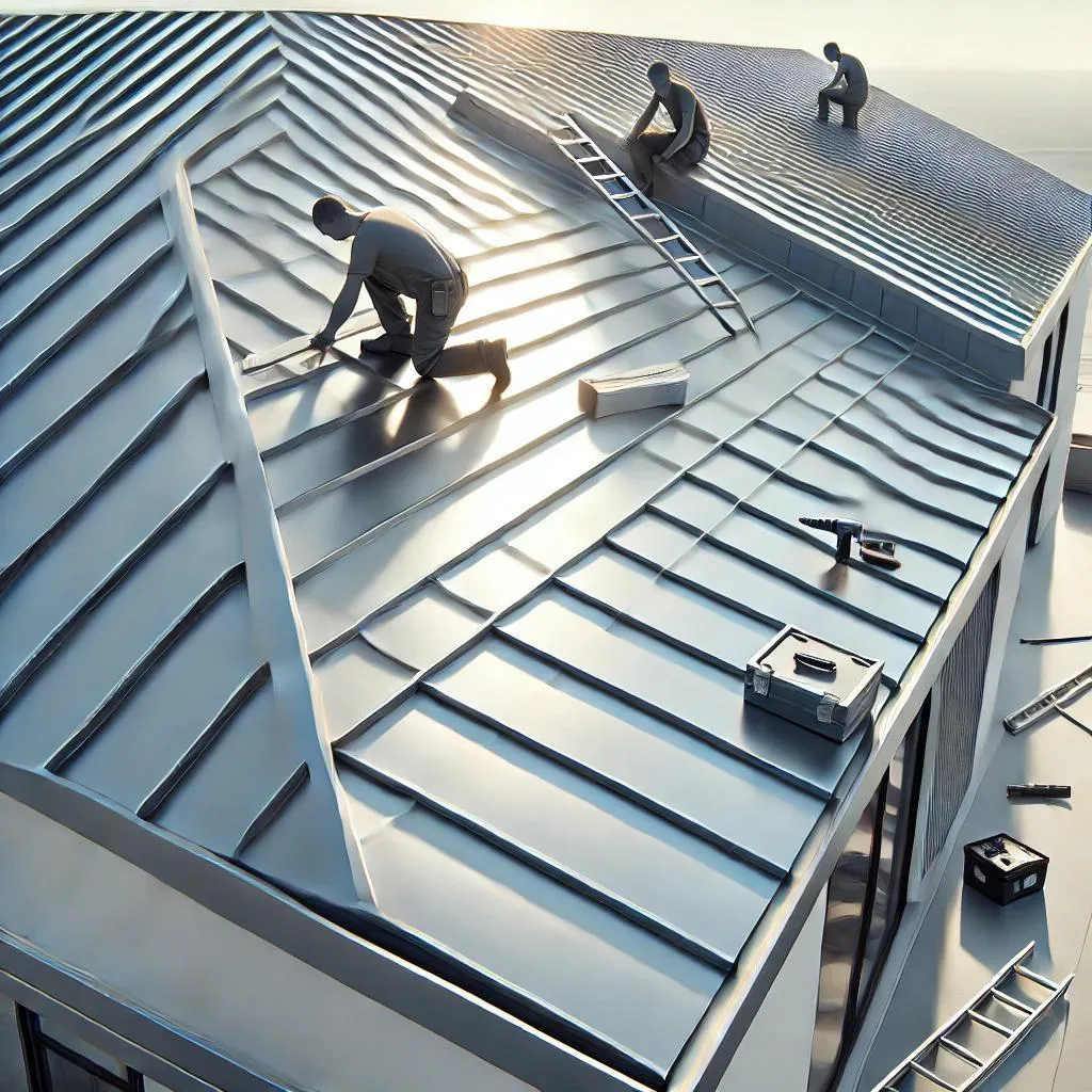 Metal roof installation in Lake Alfred, Florida