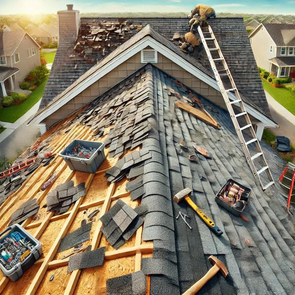 Shingle roof replacement in Kathleen, Florida