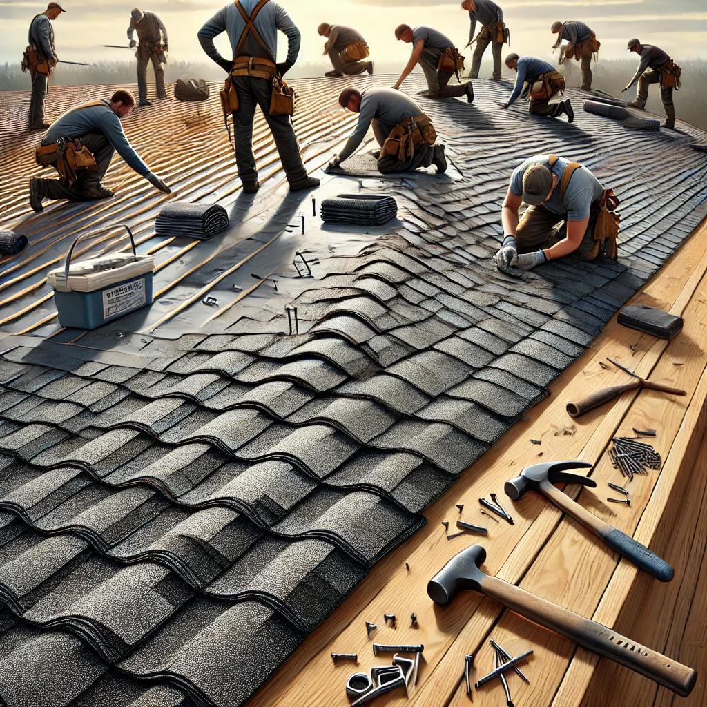 Shingle roof replacement in Crystal Springs, Florida