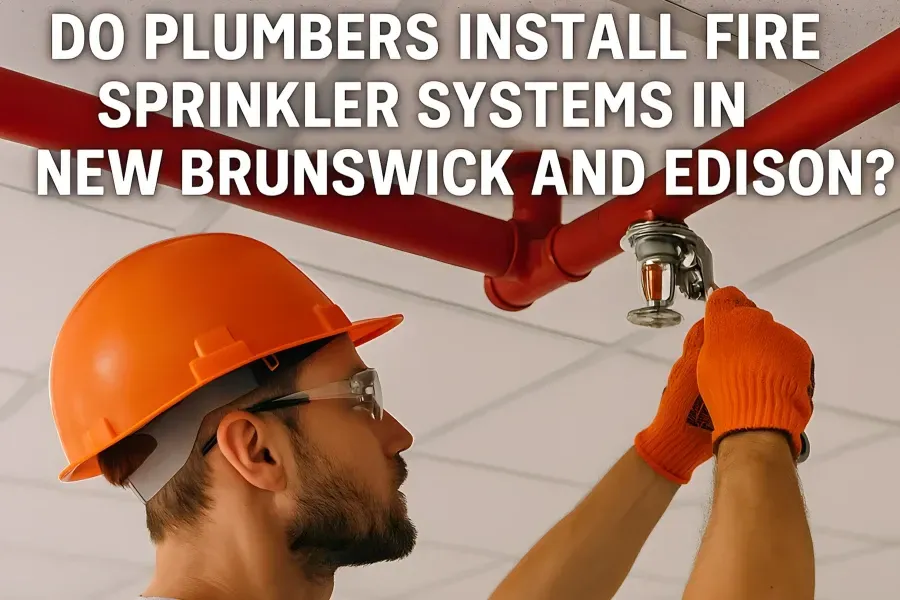 Do Plumbers Install Fire Sprinkler Systems in New Brunswick and Edison?