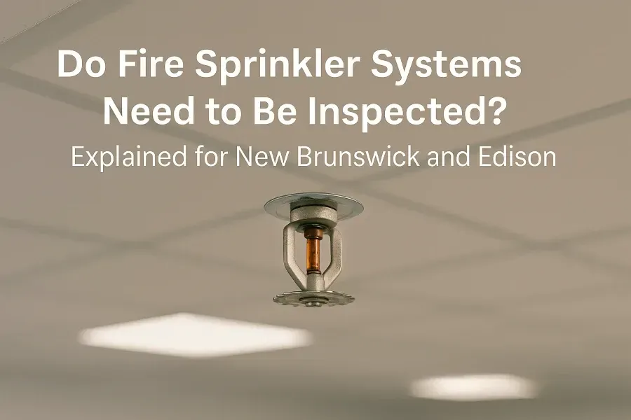 Do Fire Sprinkler Systems Need to Be Inspected? Explained for New Brunswick and Edison