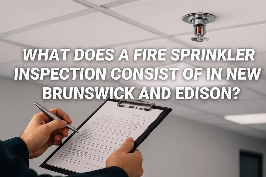 What Does a Fire Sprinkler Inspection Consist of in New Brunswick and Edison?