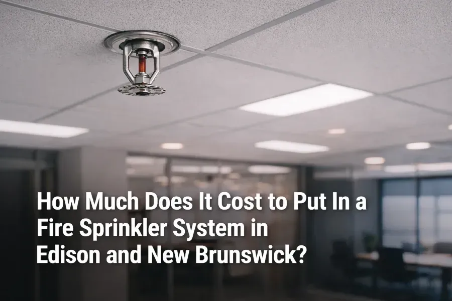 How Much Does It Cost to Put In a Fire Sprinkler System In Edison and New Brunswick?