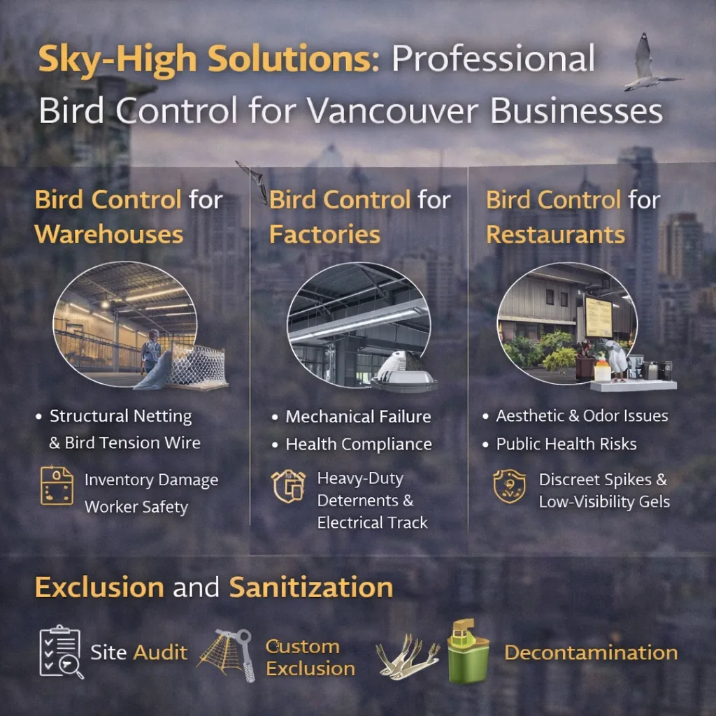 Sky-High Solutions: Professional Bird Control for Vancouver Businesses