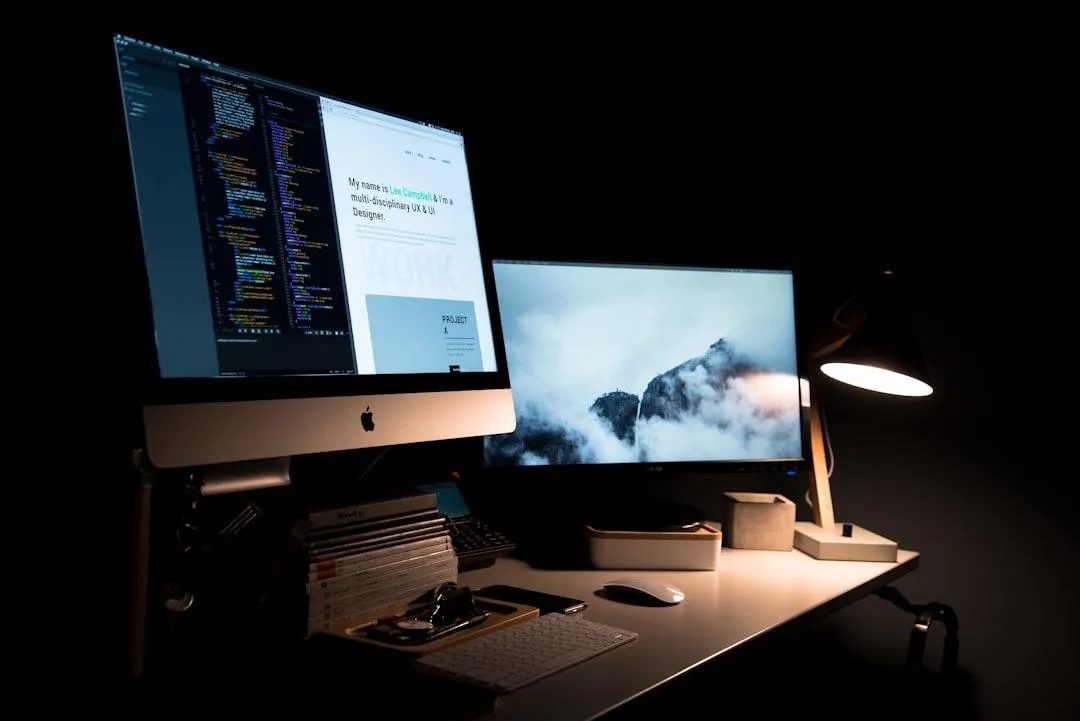 Computer with two screens