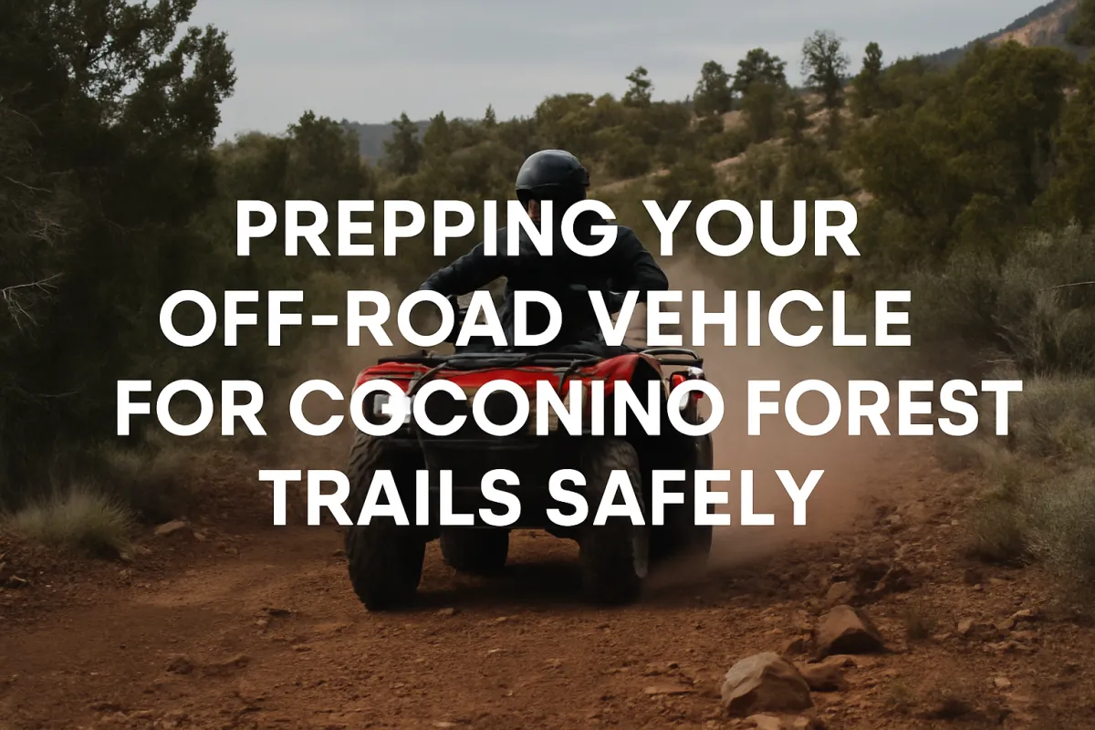 Prepping Your Off-Road Vehicle for Coconino Forest Trails Safely