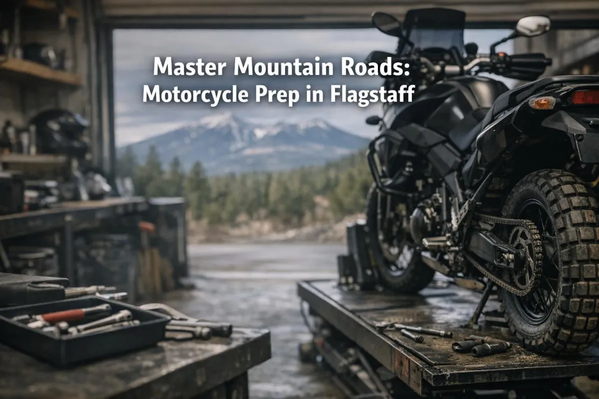 Master Mountain Roads: Motorcycle Prep in Flagstaff