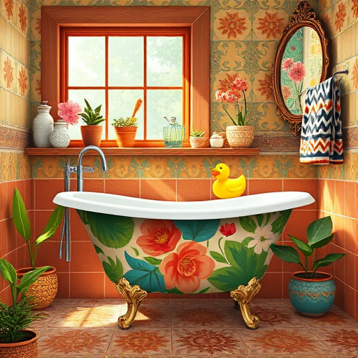 A vibrant, art nouveau-inspired interior scene of a whimsical vintage kitchen focused on "kitchen cabinets online." The illustration features ornate, flowing lines and intricate floral motifs intertwined with elegantly curved cabinets decorated with nature-inspired patterns such as leaf-shaped handles, vine carvings, and organic edges. Some cabinets are slightly open, revealing playful hidden details like miniature botanicals and tiny, enchanted containers. The background showcases a dreamy sunlit space with pastel hues of mint green, golden ochre, and blush pink, accented by swirling tendrils, stylized fronds, and decorative curls that frame the scene. Subtle digital elements, including glowing outlines around the cabinets and small icons of shopping bags and computer screens, blend traditional art nouveau elegance with modern online shopping themes. The mood is playful yet sophisticated, with charming details like a small ornate teapot with swirling steam, surrounded by a border of vines and flowers that create an enchanted, fairy-tale atmosphere. Overall, the image combines delicate, decorative lines and harmonious colors to evoke a fantastical, curated online kitchen shopping experience where tradition meets modern convenience.