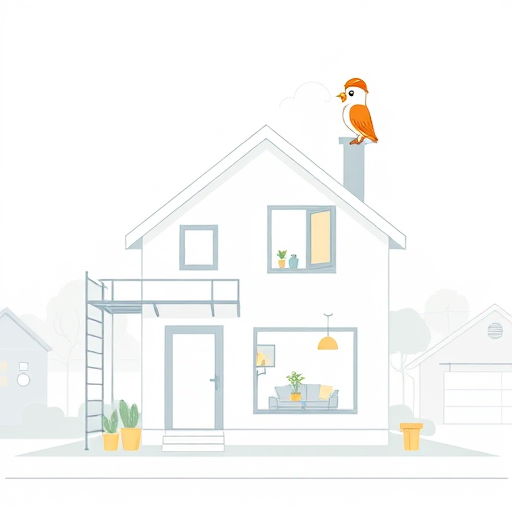 A realistic, vibrant depiction of a cozy modern home in a suburban Saginaw neighborhood undergoing affordable renovation. The charming house features freshly painted warm-toned siding, new windows, and a neatly landscaped front yard with blooming flowers and lush greenery. Construction tools such as paint rollers, a ladder, and storage boxes are playfully arranged around the property, indicating budget-friendly home improvements. A personalized welcome mat reading "Home is Where the Heart Is" and a small handcrafted garden gnome add personality and whimsy. In the background, a peaceful street with well-maintained homes stretches into the horizon beneath a clear, bright sky, highlighting community and satisfaction. Warm sunlight casts gentle shadows, enhancing realism, with a color palette of earthy browns, vibrant greens, soft blues, and cheerful floral accents. The scene conveys trust, practicality, and approachability, perfect for a blog cover on affordable home renovation tips and reviews in Saginaw.