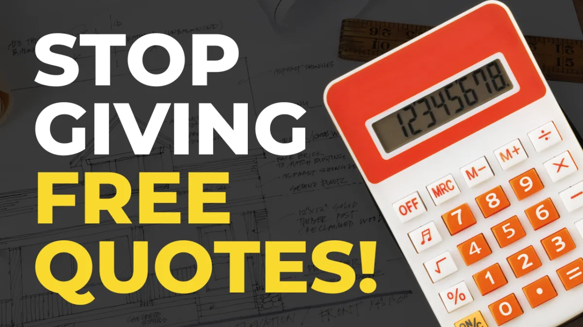 The Paid Estimate Blueprint | Step Into a More Profitable Process (Part 1)