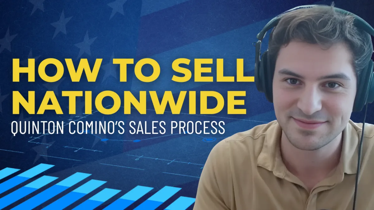 How Quinton Comino With Home Nation Built A Sales Process To Handle Nation Wide Sales