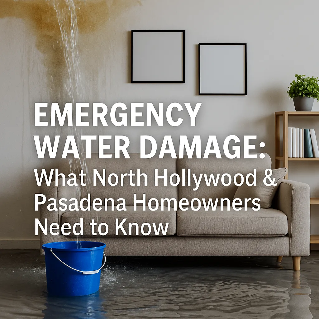 emergency water damage cleanup North Hollywood Pasadena home restoration – Trust Restoration Inc