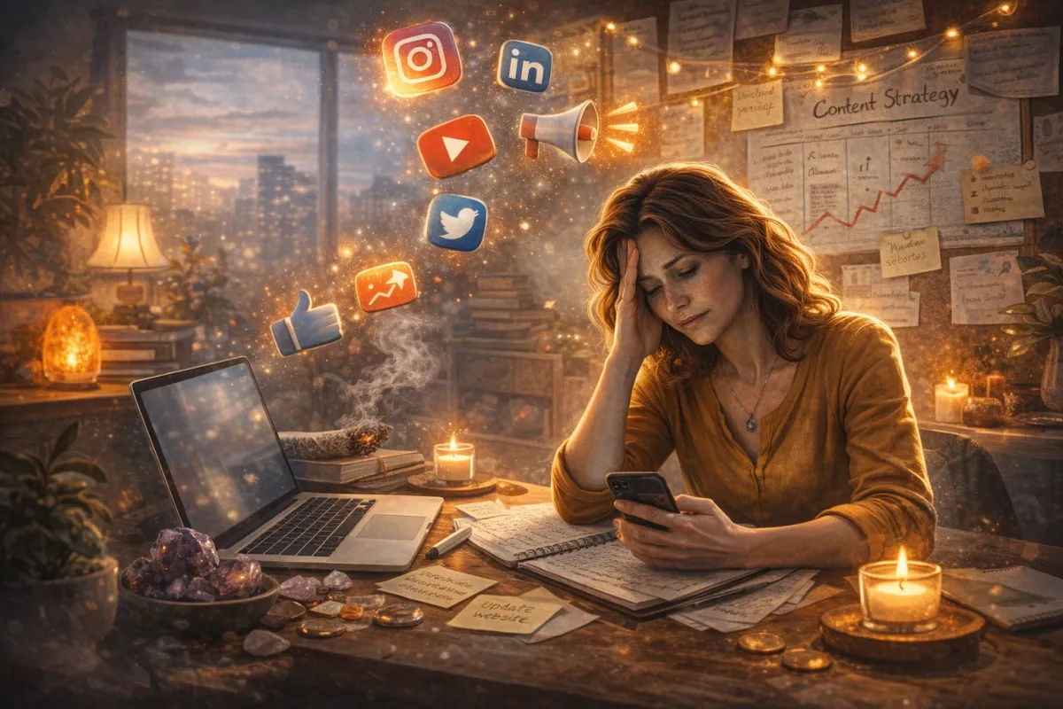 Coach overcome with marketing strategies needs clarity