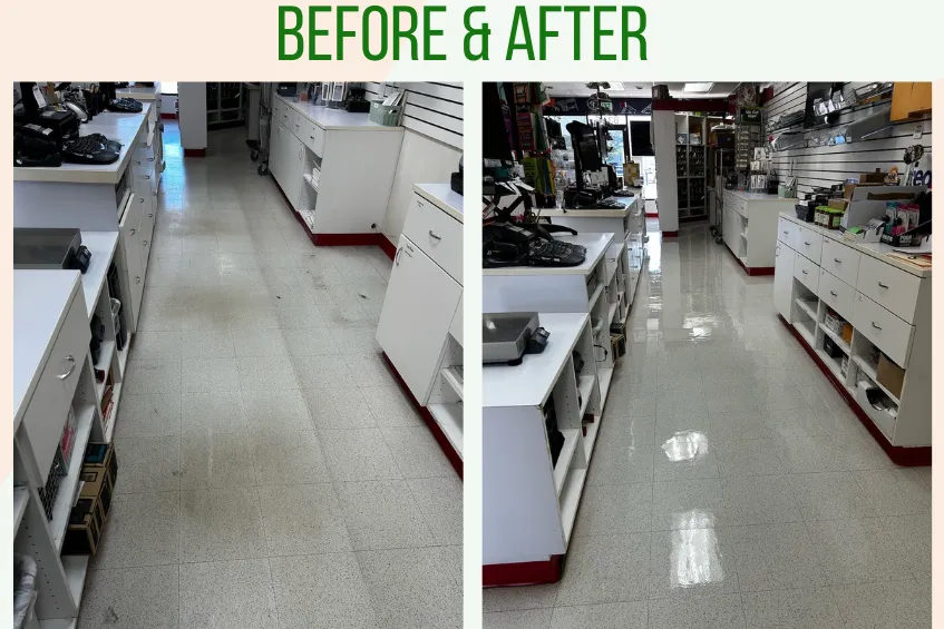 Strip and Seal VCT Flooring