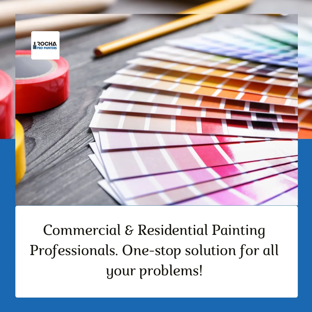 A beautifully painted home interior in Stoughton, MA, showcasing different paint finishes by Rocha Pro Painters.