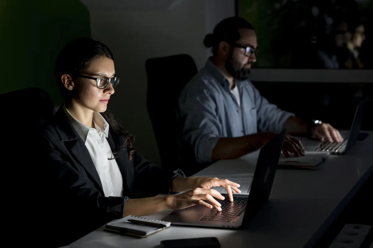 employees working
