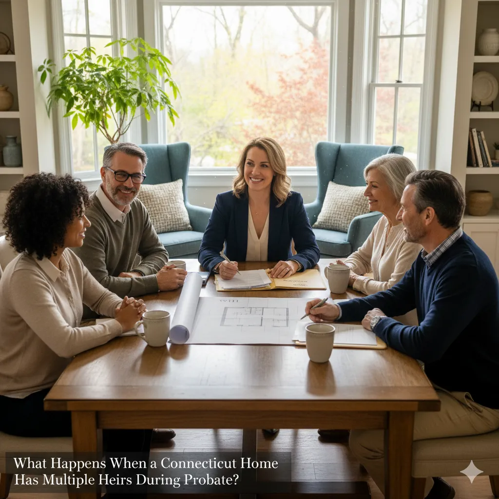 What to Do When a Connecticut Home Has Multiple Heirs During Probate