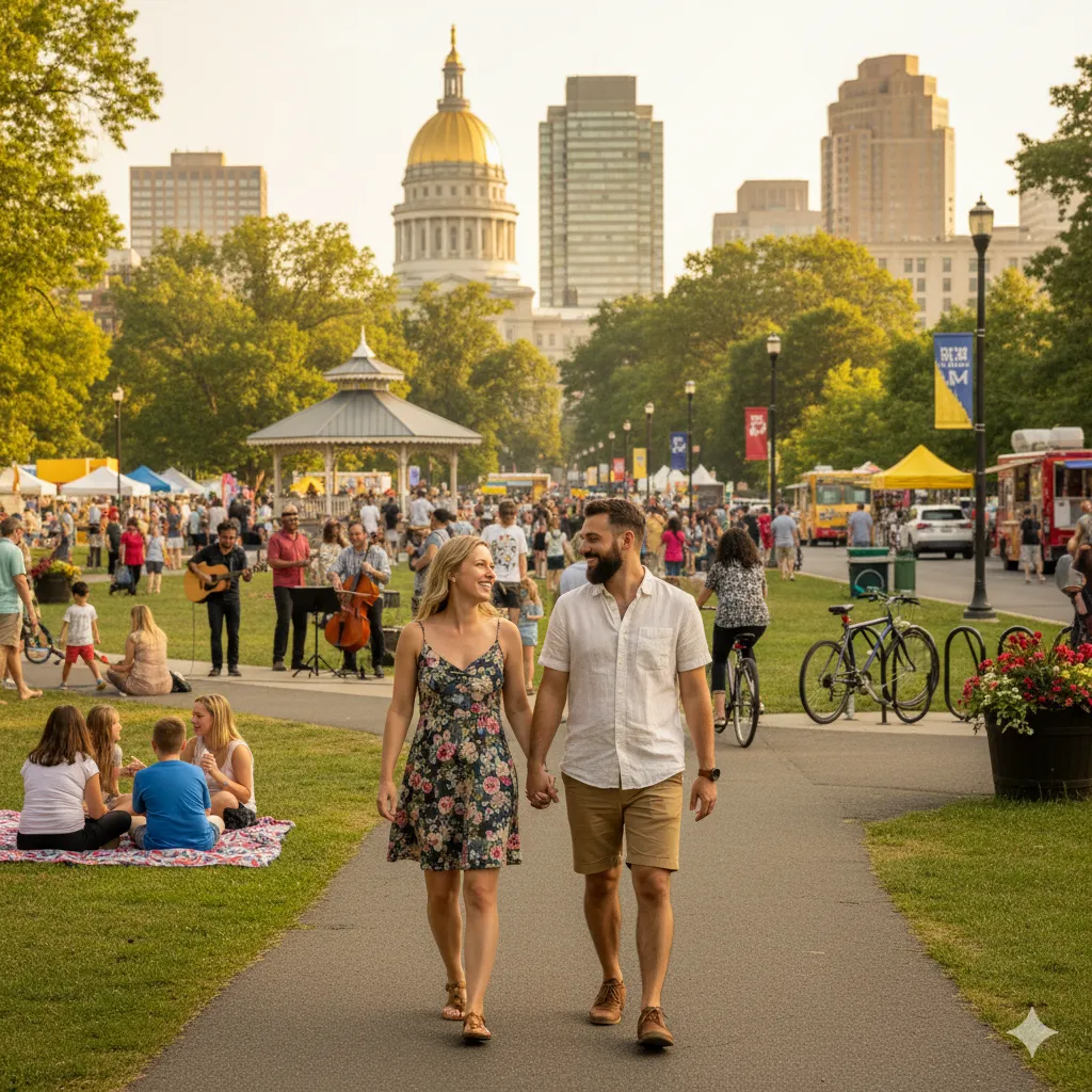 Walkable Hartford Condos Near Bushnell Park | Festival Season Living