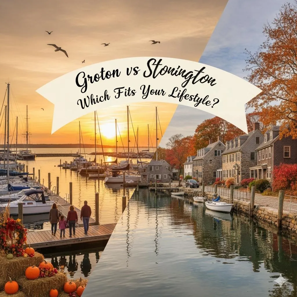 Groton vs Stonington: Finding Your Perfect Coastal Lifestyle in Connecticut 🌊