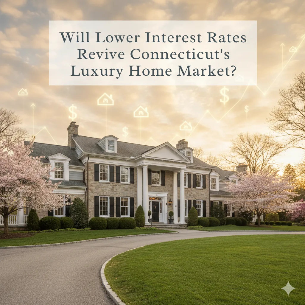 🏡 Can Lower Interest Rates Spark a Comeback for Connecticut’s Luxury Homes?
