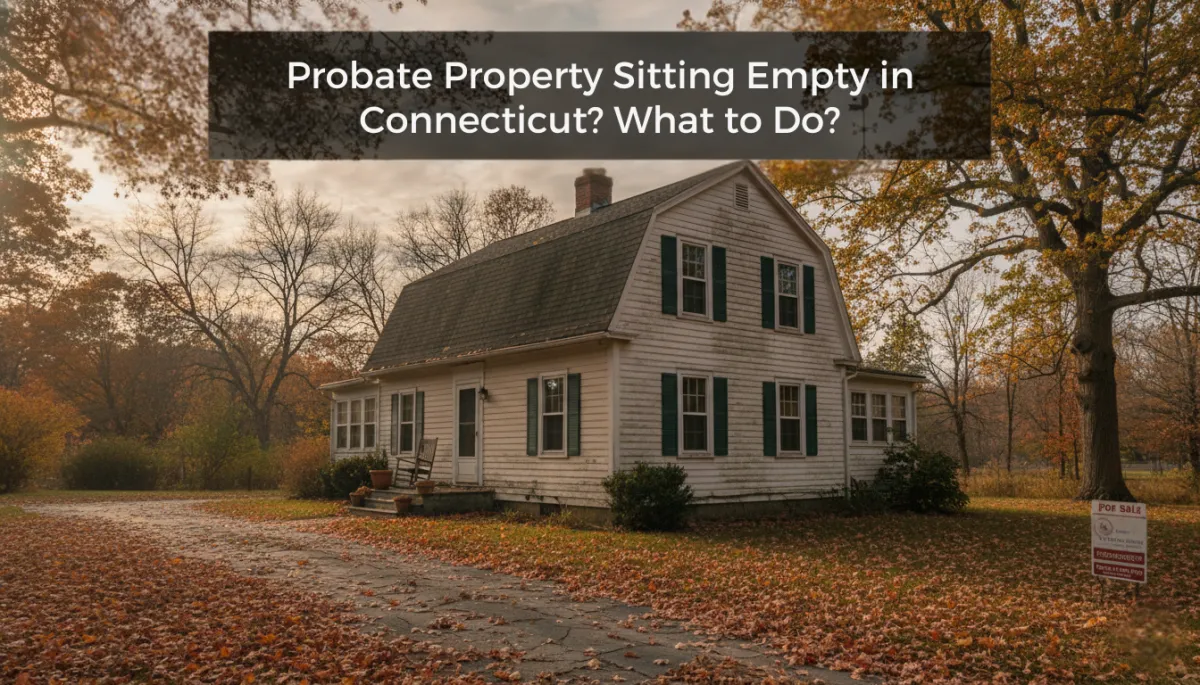 Empty Probate Property in Connecticut? What to Do