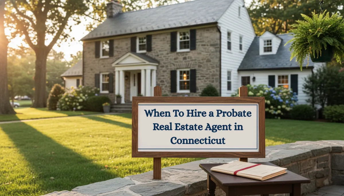 When To Hire a Probate Real Estate Agent in Connecticut