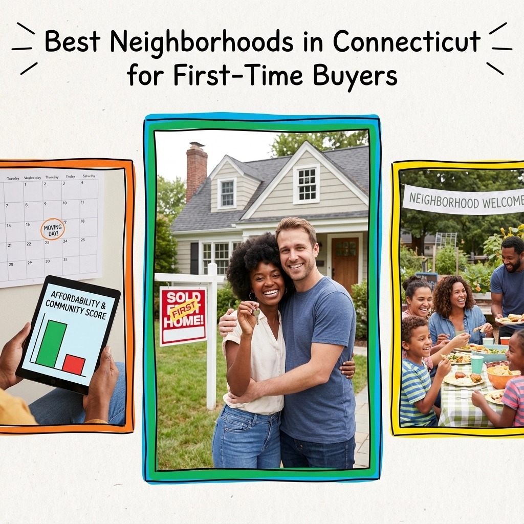 Best Neighborhoods in Connecticut for First-Time Buyers