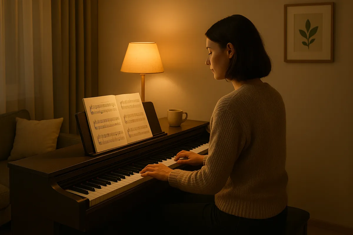 🎶 “Stressful Day? Your Piano Could Be the Best Therapist You’ve Ever Had”
