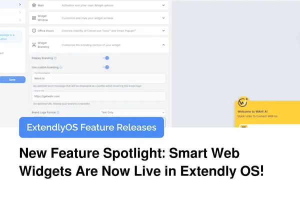 New Feature Spotlight: Smart Web Widgets Are Now Live in Extendly OS!
