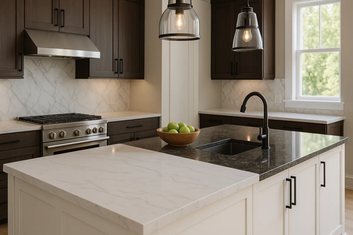How Quartz & Granite Tabletops Are Redefining Modern Kitchen Design