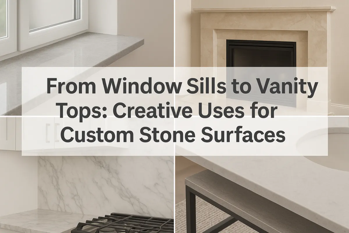 Creative Uses for Custom Stone Surfaces | Custom Marble Design