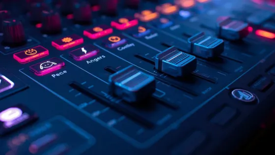 sound mixer board