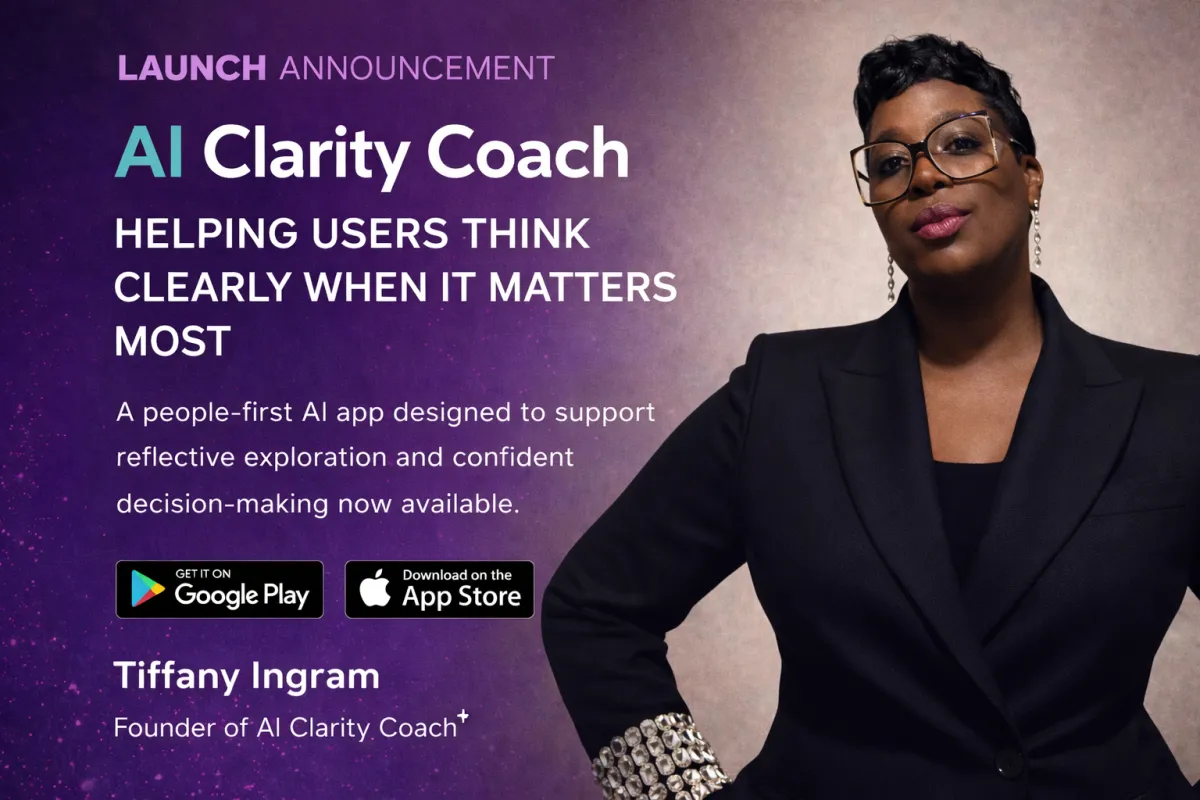 Press Release: Founder-Led AI App ‘AI Clarity Coach’ Launches to Help Users Think Clearly When It Matters Most