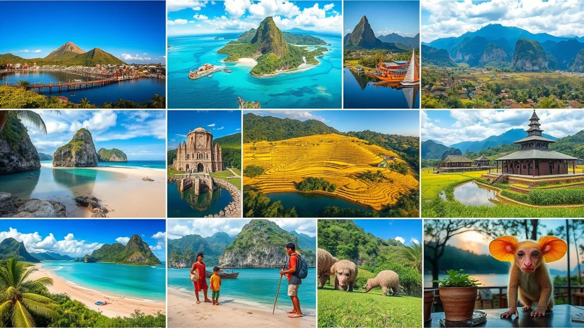 Philippinen Insel Vergleich
