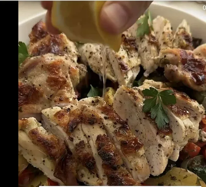 Greek-Style Lemon & Herb Butterflied Chicken