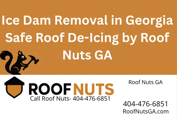 Ice Dam Removal in Georgia | Safe Roof De-Icing by Roof Nuts GA